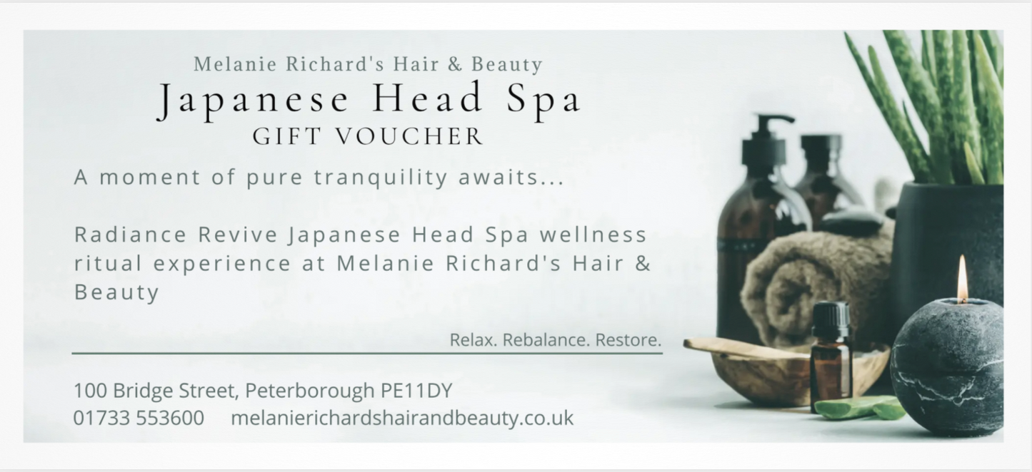 Radiance Revive ( 1hr 25 mins) Head Spa Voucher