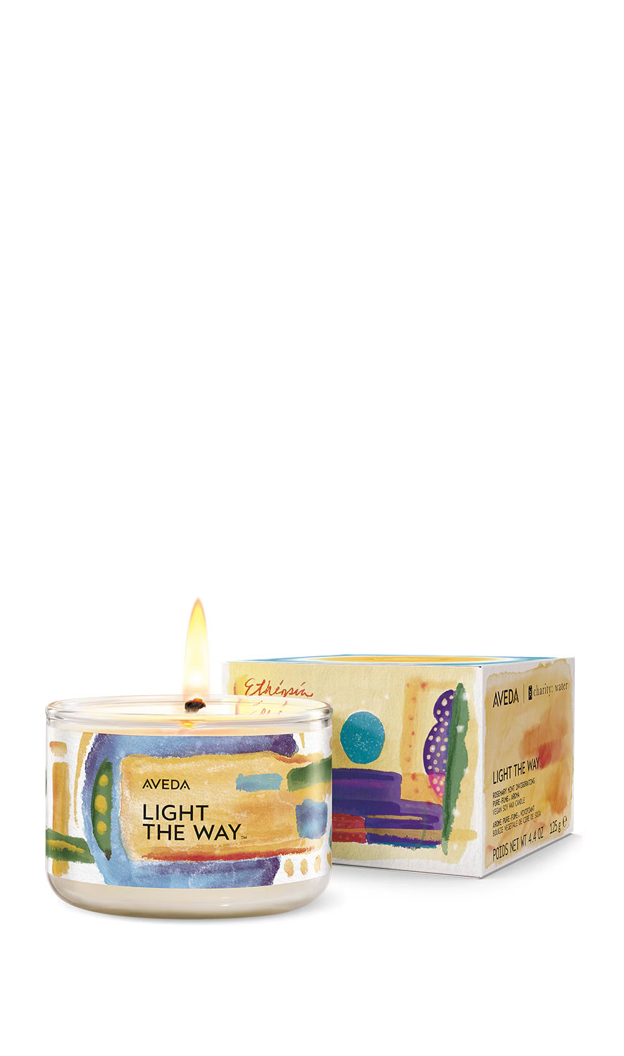 Aveda Limited Edition Light The Way Soy Vegan Candle With Rosemary Mint Aroma