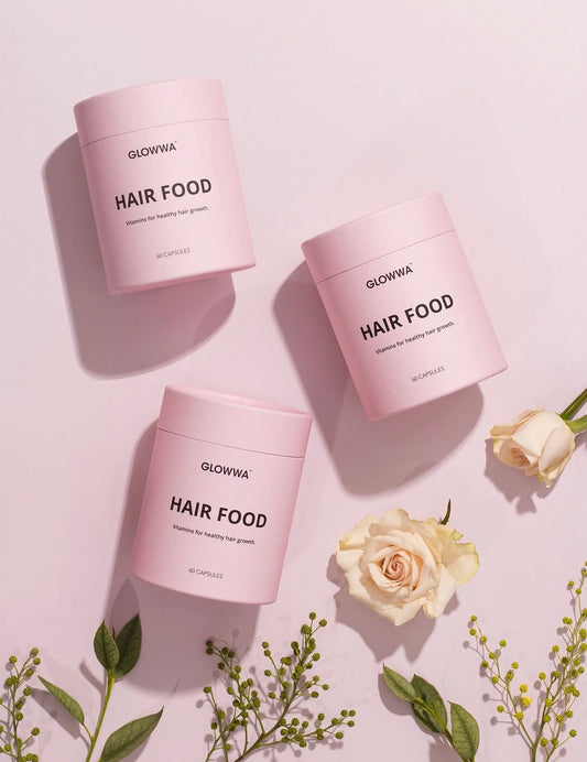Glowwa Hair Food 3 Month Supply.